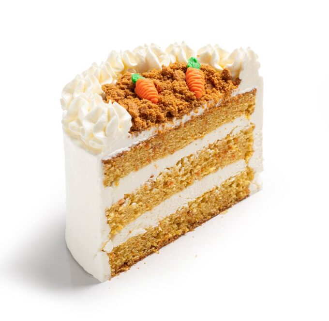 Tarta Carrot Cake con zanahoria y especias.